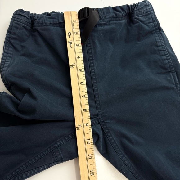 Gramicci Youth Boys Size 8 Navy Belted Twill Straight Leg Pants Adjustable Waist - Picture 12 of 13